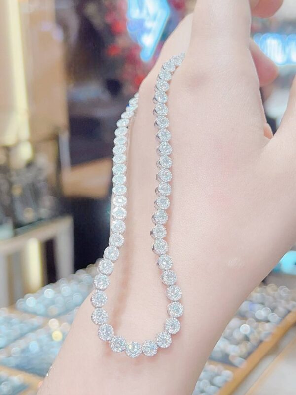 Dây chuyền kim cương Moissanite nữ cao cấp (V973021) - Hình ảnh 3