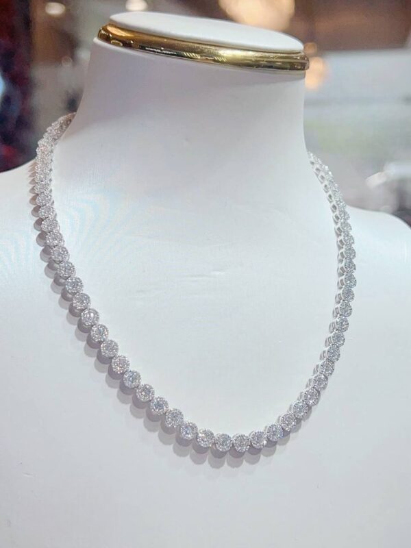 Dây chuyền kim cương Moissanite nữ cao cấp (V973021) - Hình ảnh 2