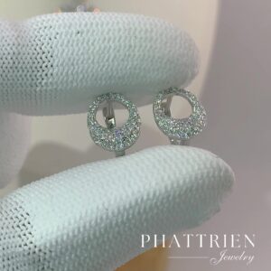 Bông tai kim cương Moissanite GRA (B57046)