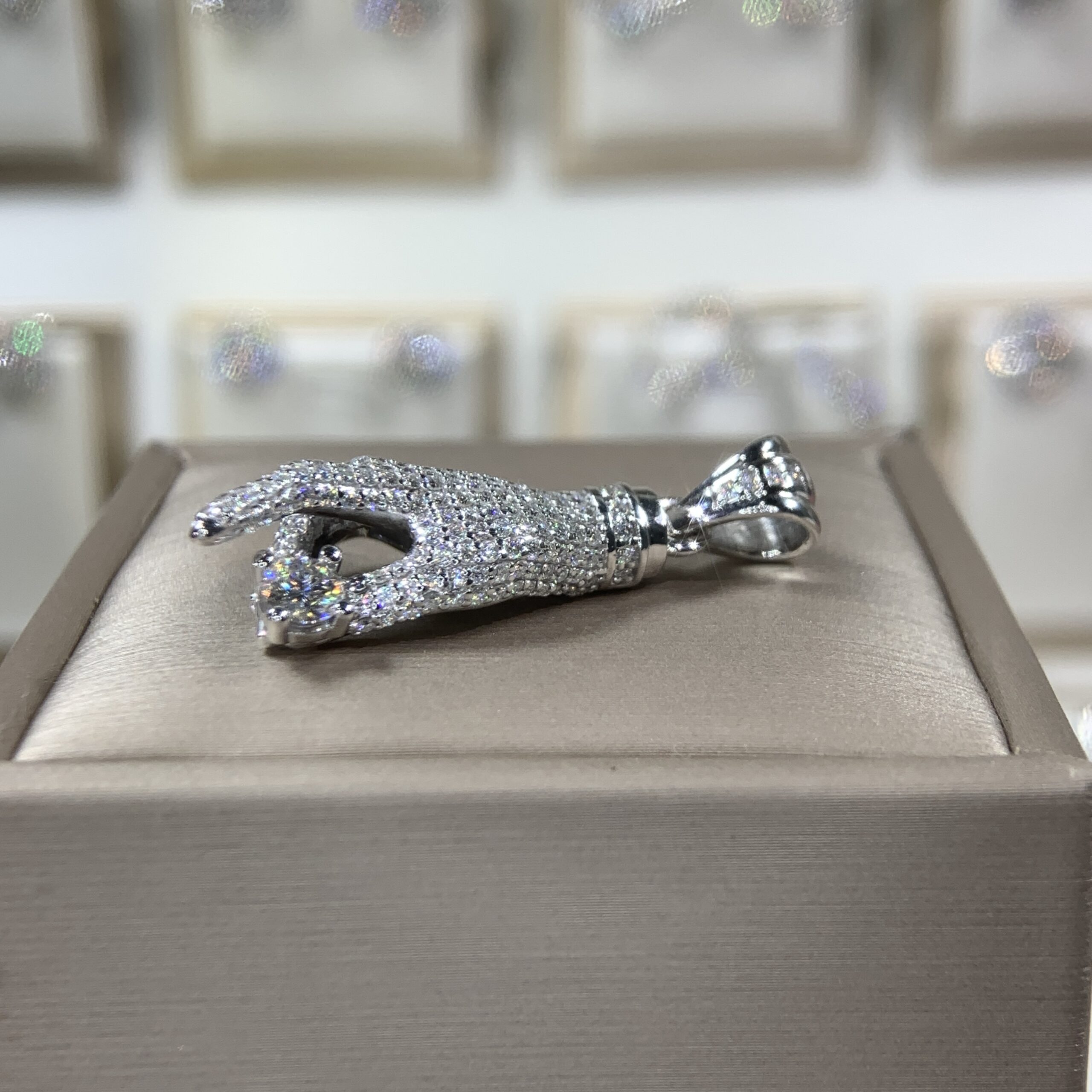 Mặt dây chuyền kim cương Moissanite GRA (M613204) - Ảnh 5