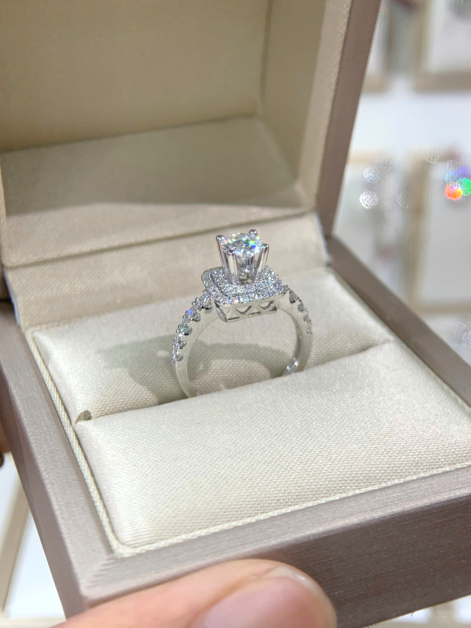 Nhẫn kim cương Moissanite GRA (N611287)