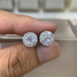 Bông tai kim cương Moissanite GRA (B69214)