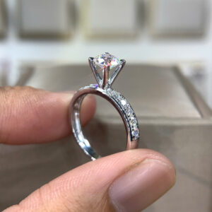 Nhẫn kim cương Moissanite GRA (N310154)