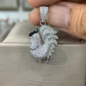 Mặt dây chuyền kim cương Moissanite GRA tuổi Dậu (M913224)