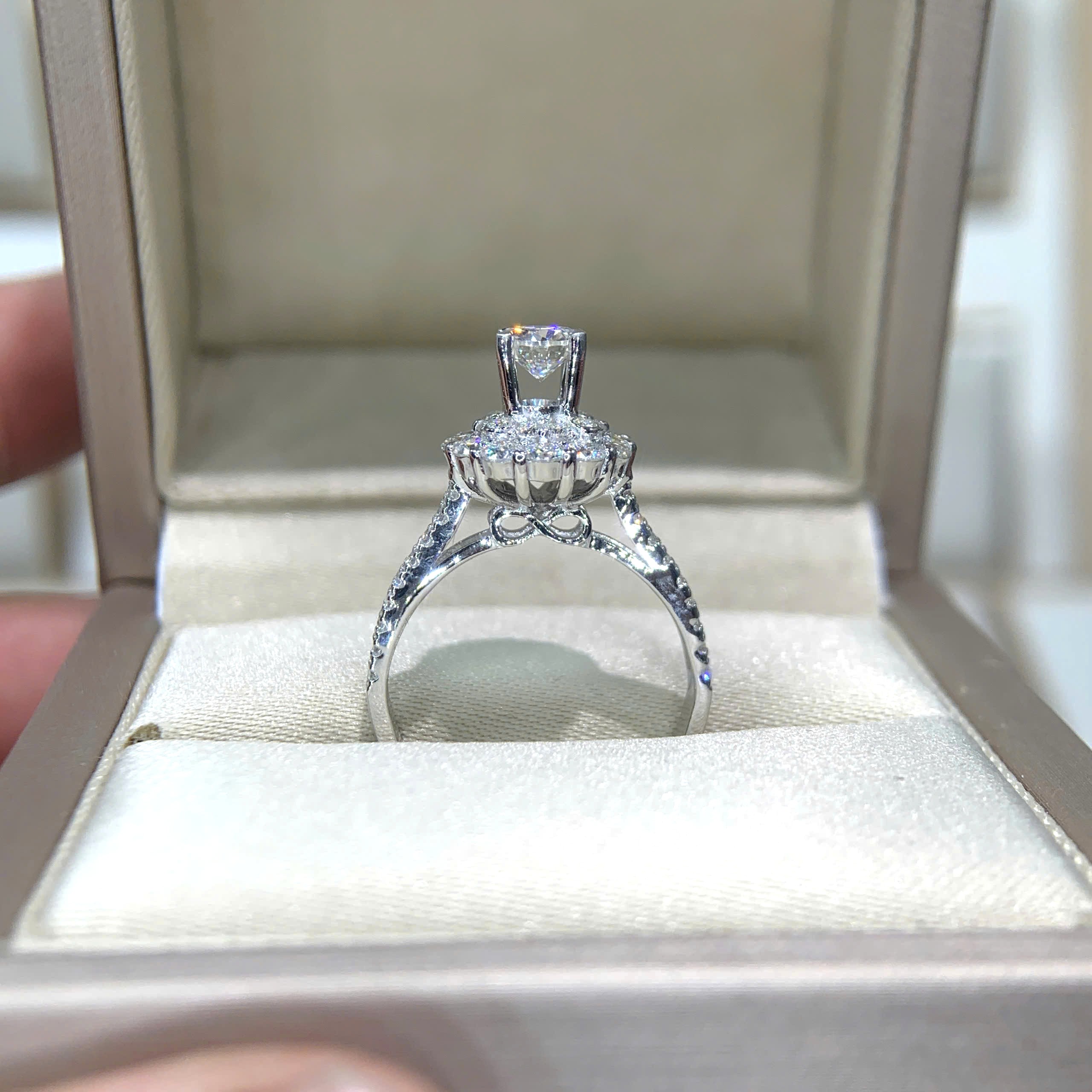 Nhẫn kim cương Moissanite GRA (N512951) - Ảnh 3