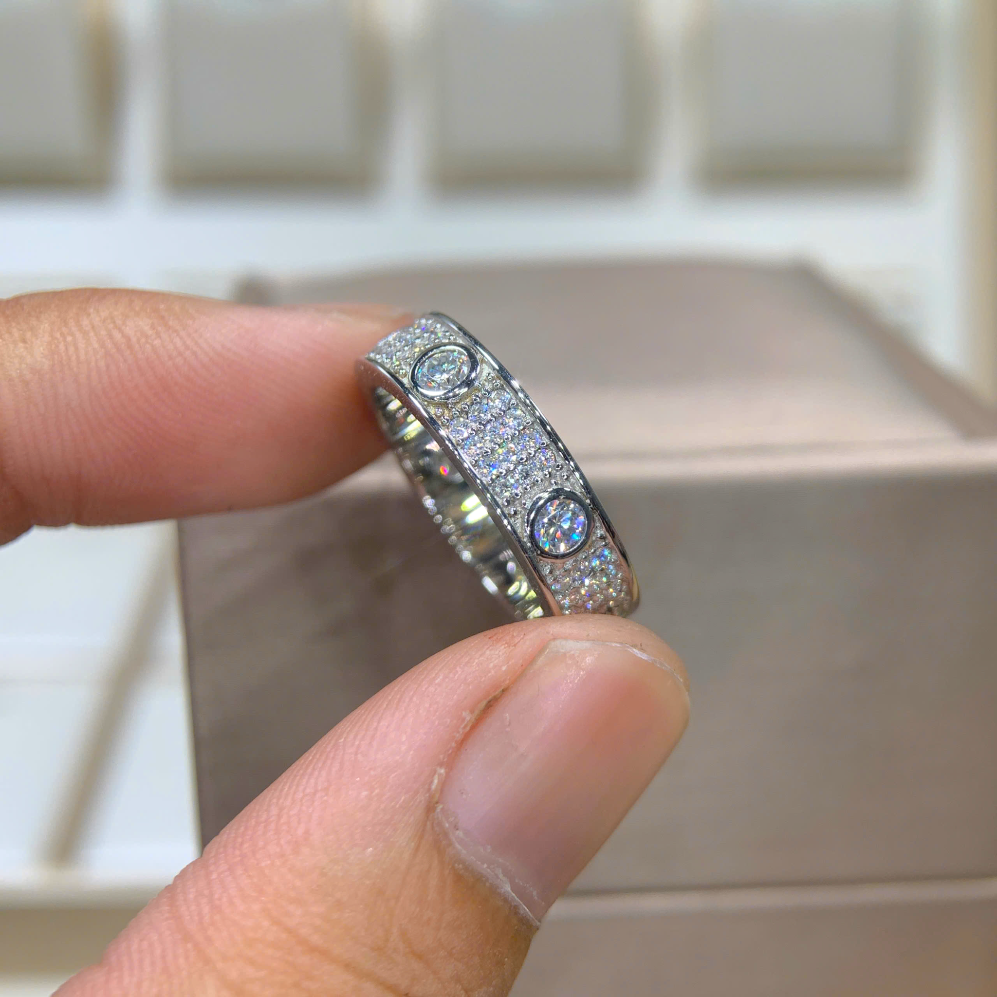 Nhẫn kim cương Moissanite GRA (N36804) - Ảnh 2