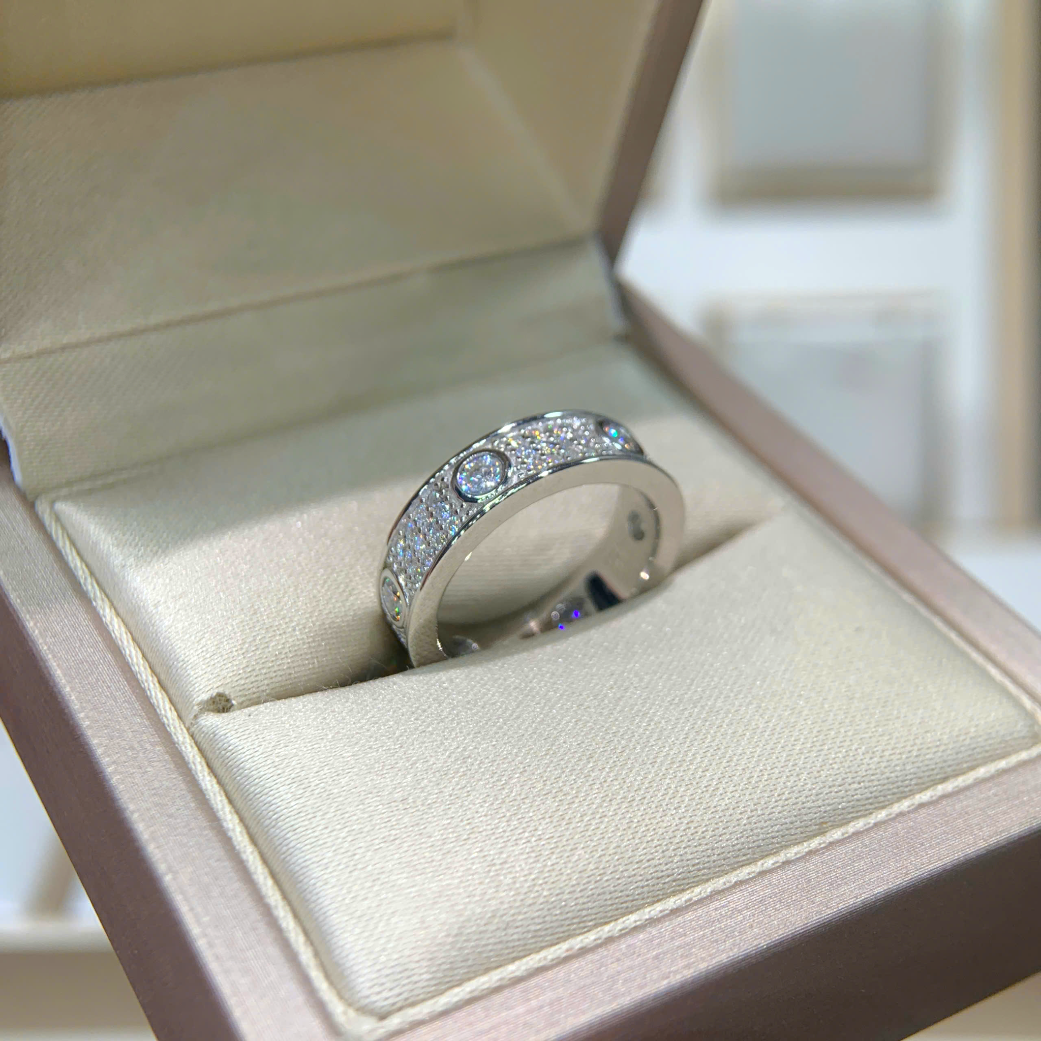 Nhẫn kim cương Moissanite GRA (N36804) - Ảnh 3