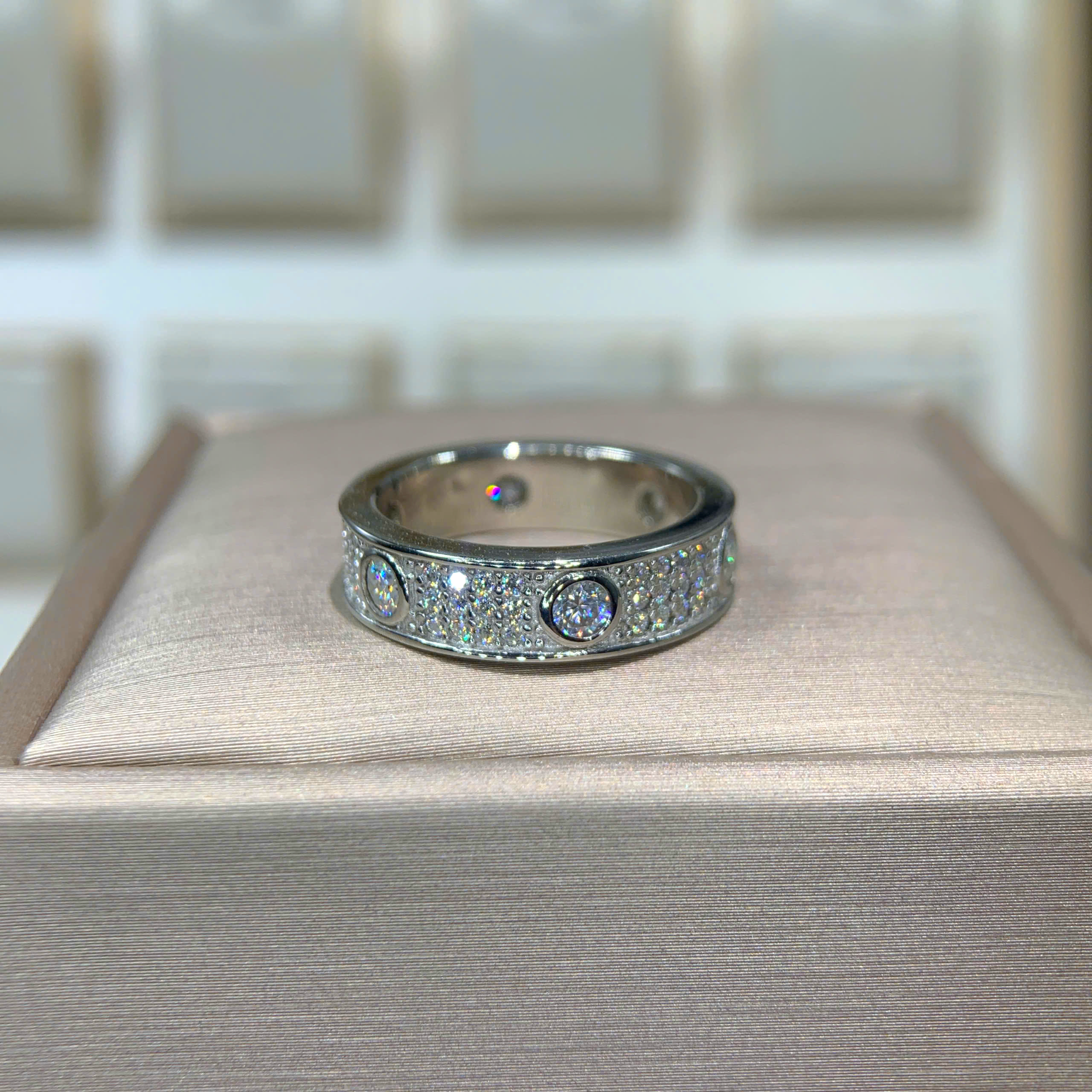 Nhẫn kim cương Moissanite GRA (N36804)