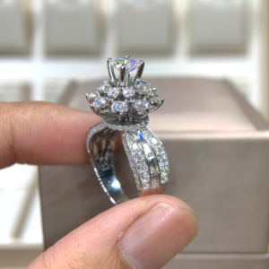Nhẫn kim cương Moissanite GRA (N621964)