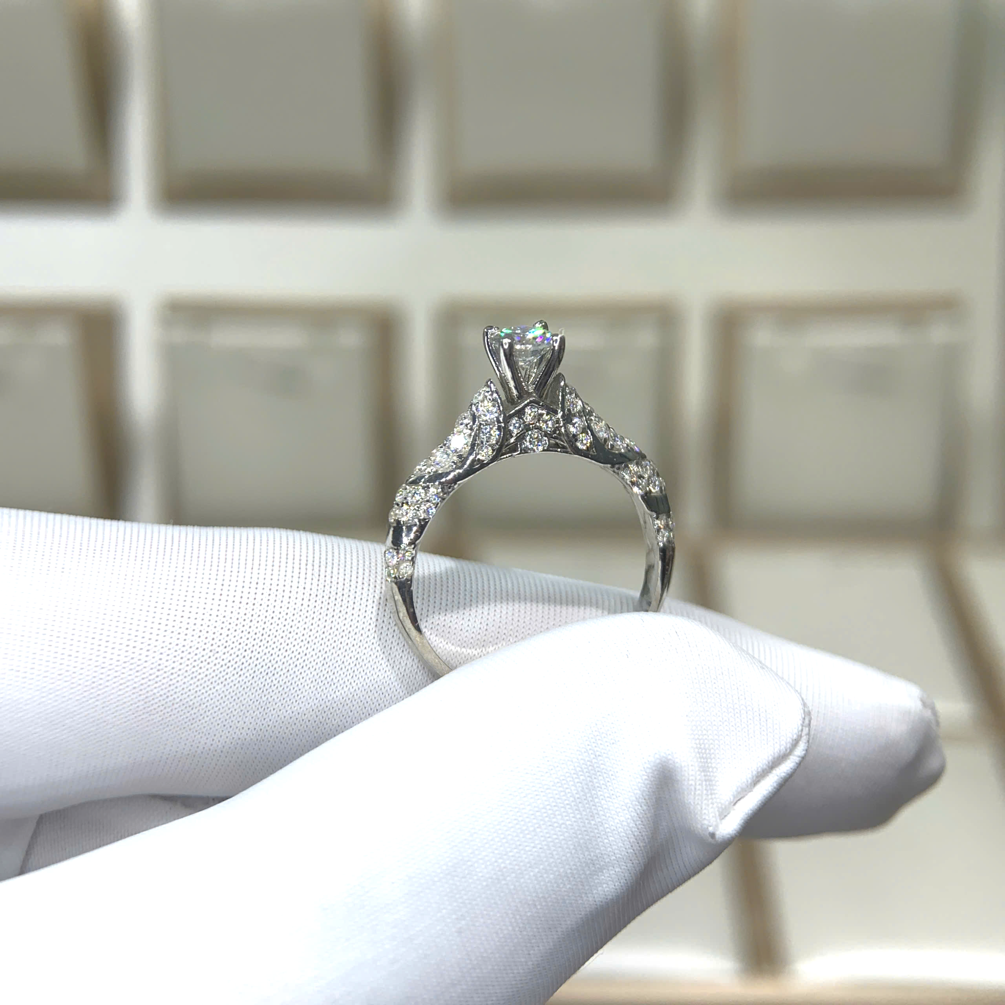 Nhẫn kim cương Moissanite GRA (N211954) - Ảnh 2