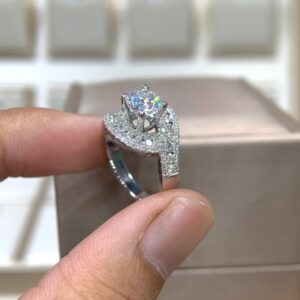 Nhẫn kim cương Moissanite GRA (N616123)