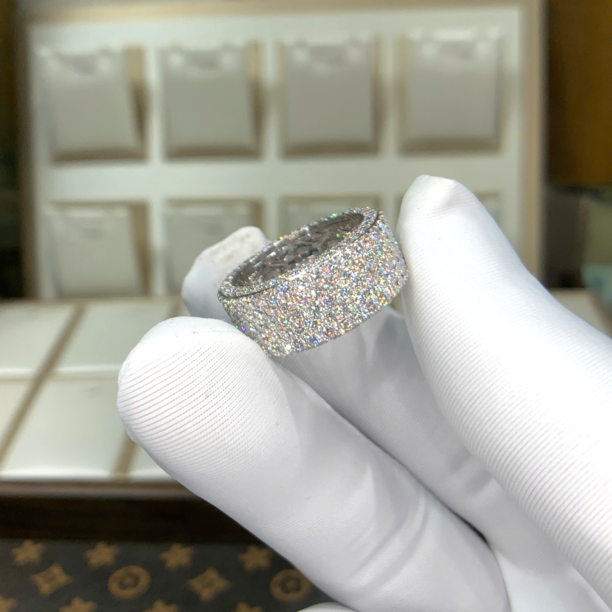 Nhẫn kim cương Moissanite GRA (N319562) - Ảnh 3