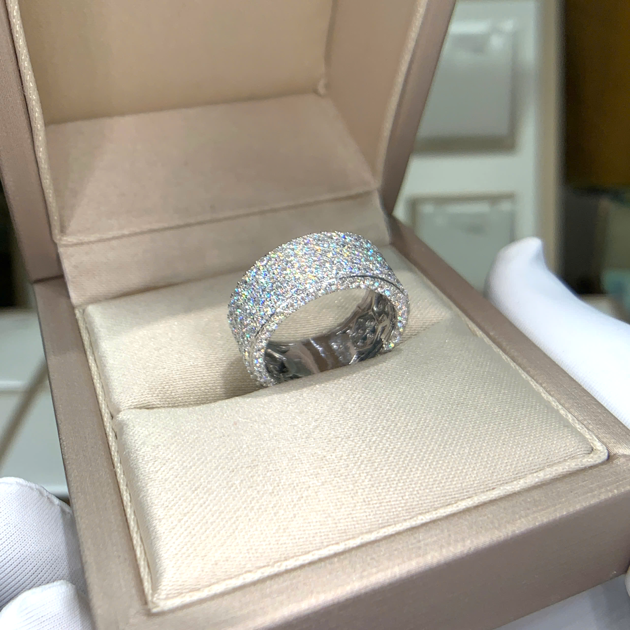 Nhẫn kim cương Moissanite GRA (N319562) - Ảnh 4