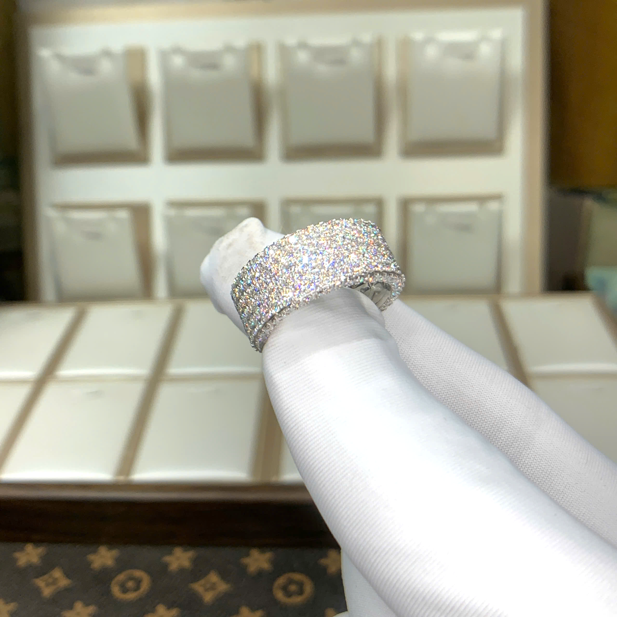 Nhẫn kim cương Moissanite GRA (N319562) - Ảnh 5