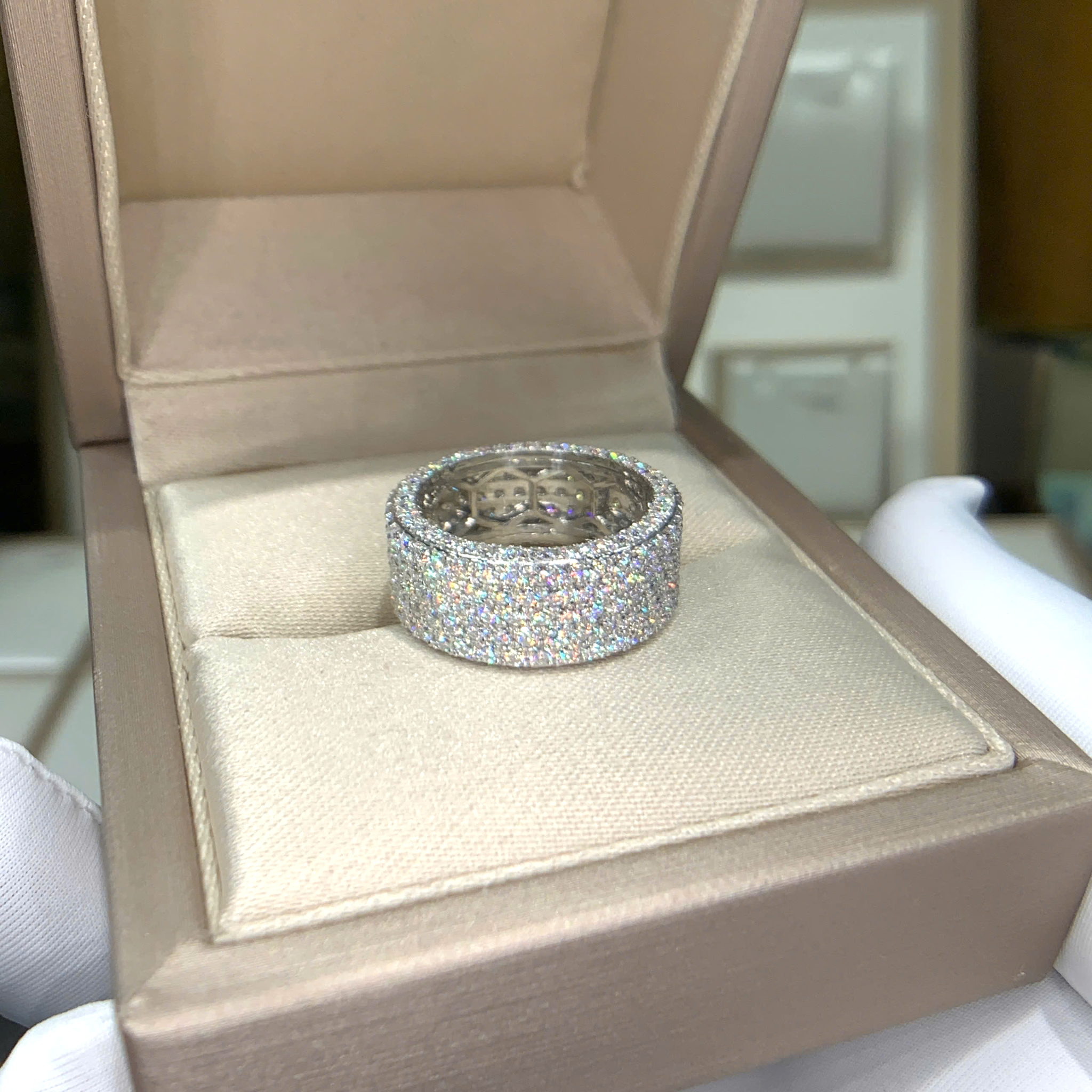 Nhẫn kim cương Moissanite GRA (N319562) - Ảnh 2
