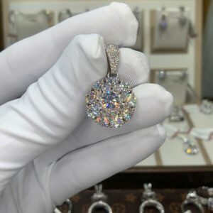Mặt dây chuyền kim cương Moissanite GRA (M617113)