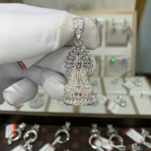 Mặt dây chuyền kim cương Moissanite GRA (M915687)