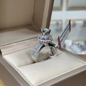 Nhẫn kim cương Moissanite GRA (N329574)