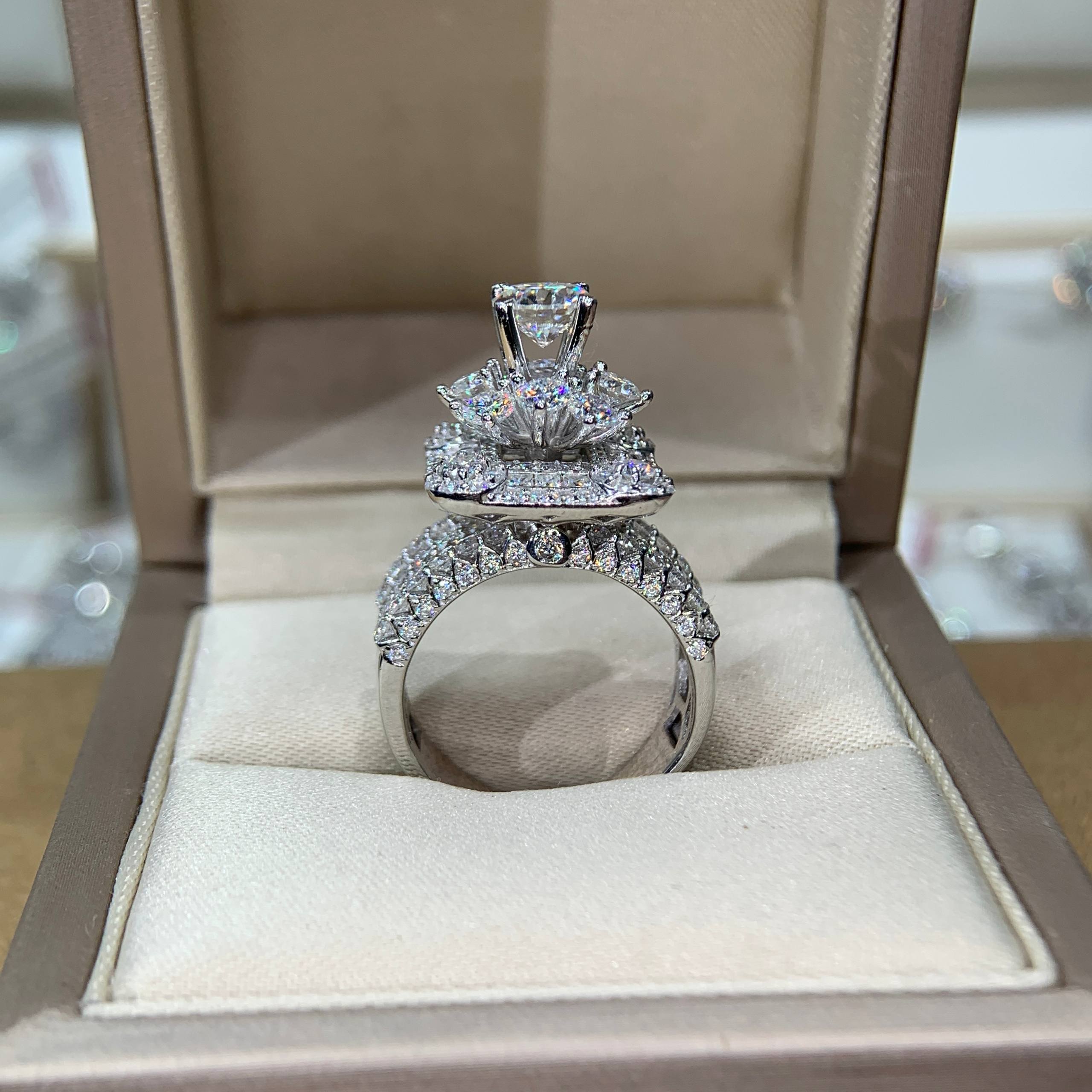 Nhẫn kim cương Moissanite GRA (N430217) - Ảnh 2