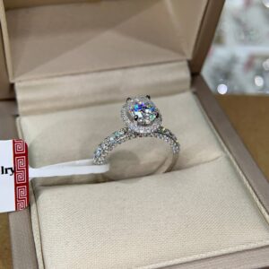 Nhẫn kim cương Moissanite GRA (N514442)