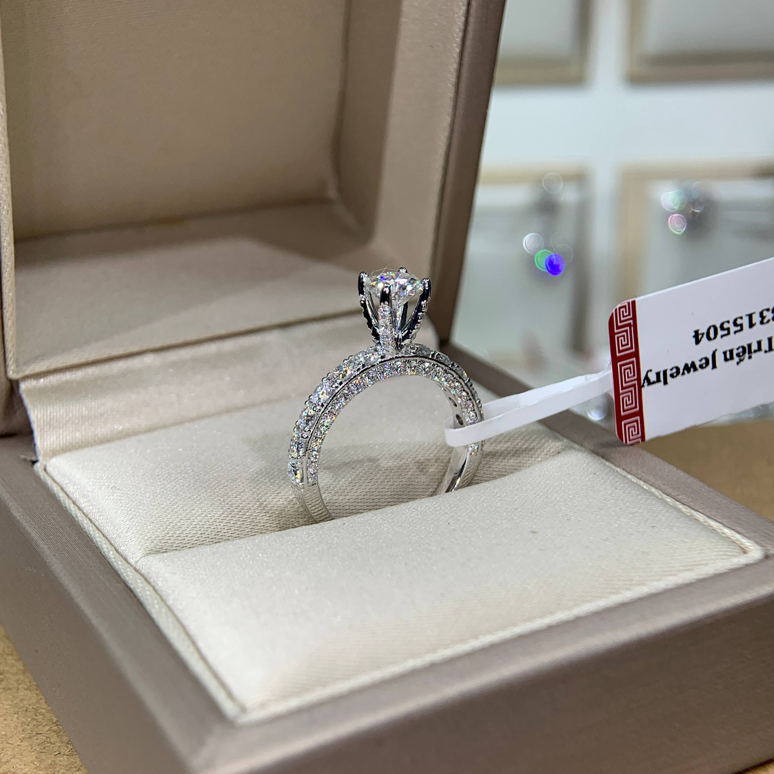 Nhẫn kim cương Moissanite GRA (N315504)