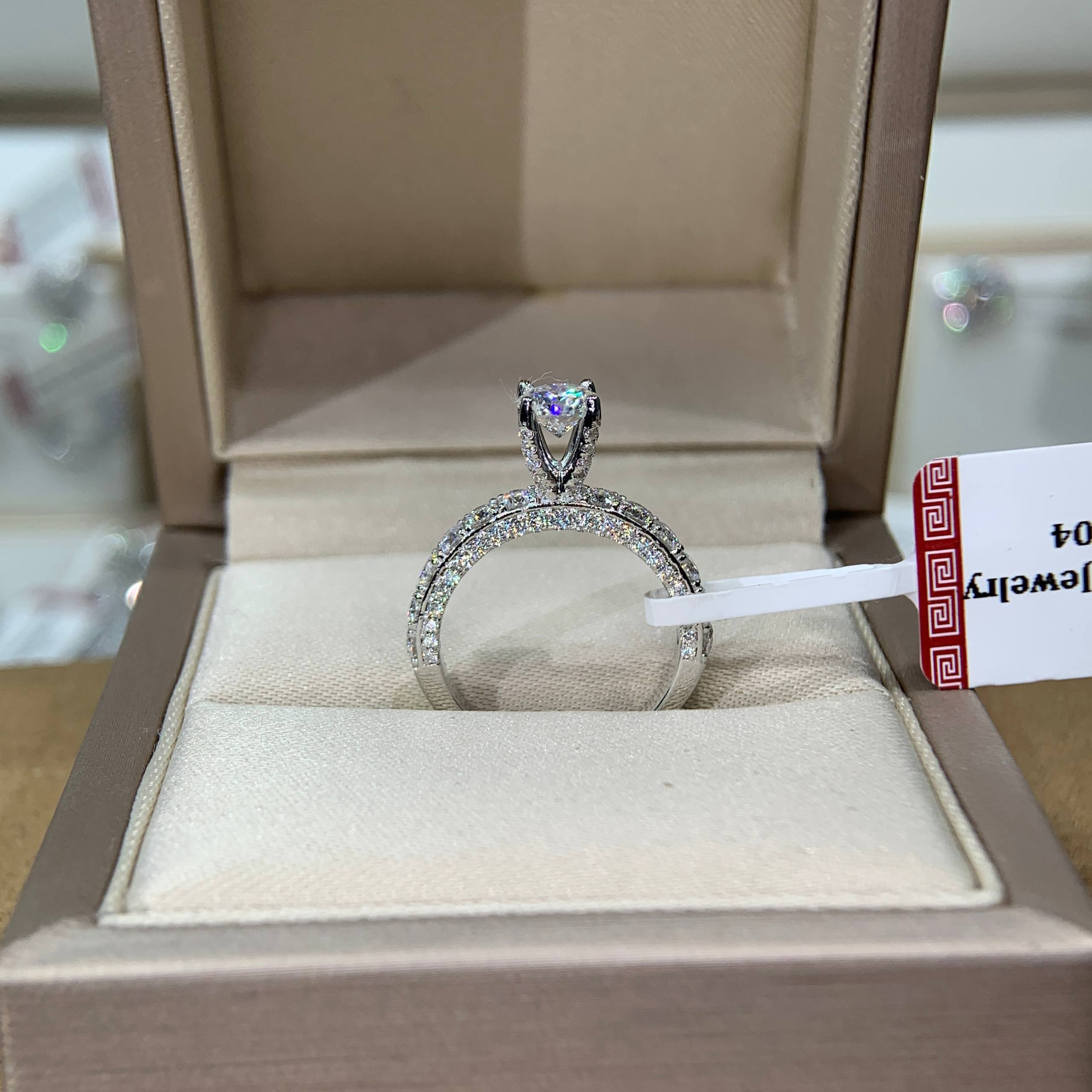 Nhẫn kim cương Moissanite GRA (N315504) - Ảnh 3