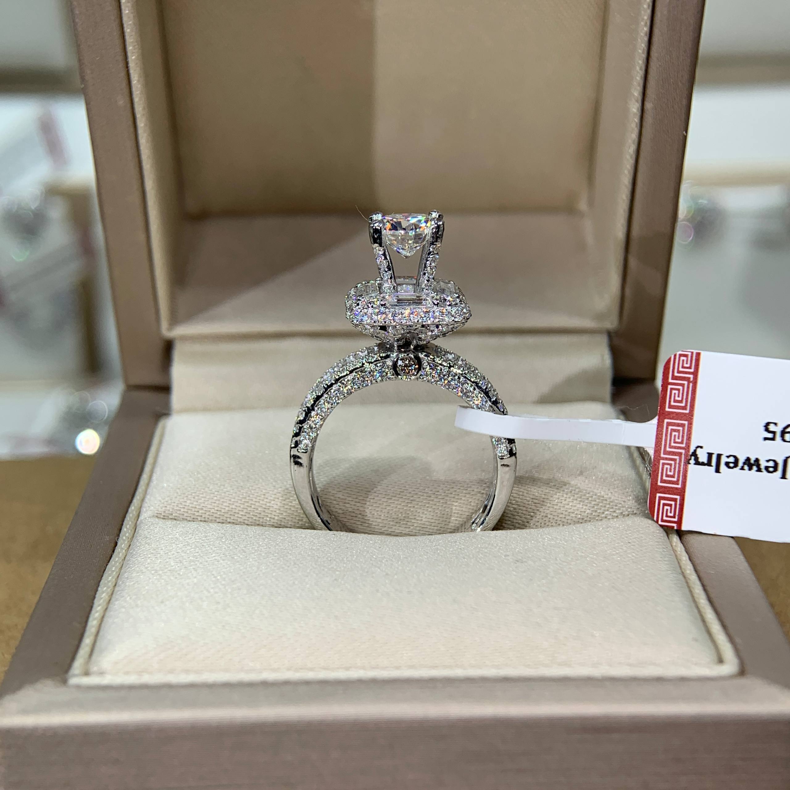 Nhẫn kim cương Moissanite GRA (N621195) - Ảnh 3