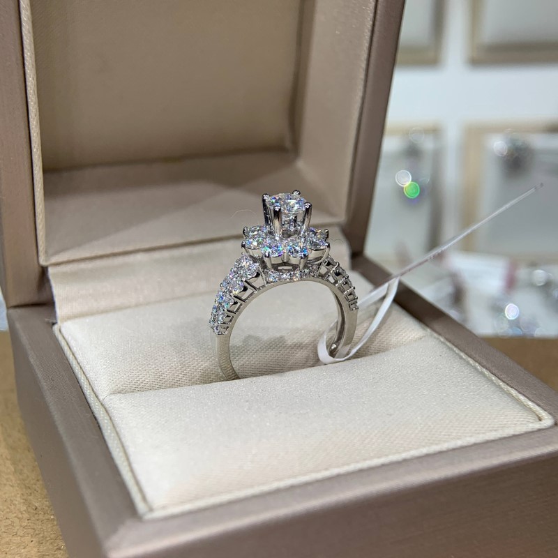 Nhẫn kim cương Moissanite GRA (N316149)