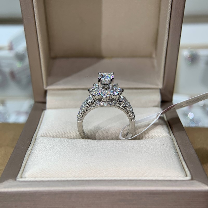 Nhẫn kim cương Moissanite GRA (N316149) - Ảnh 2