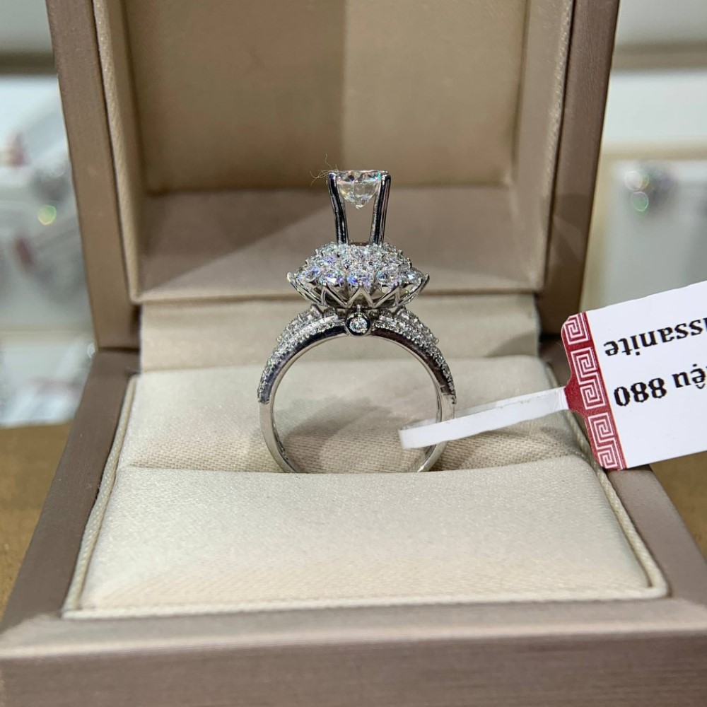 Nhẫn kim cương Moissanite GRA (N718014) - Ảnh 3