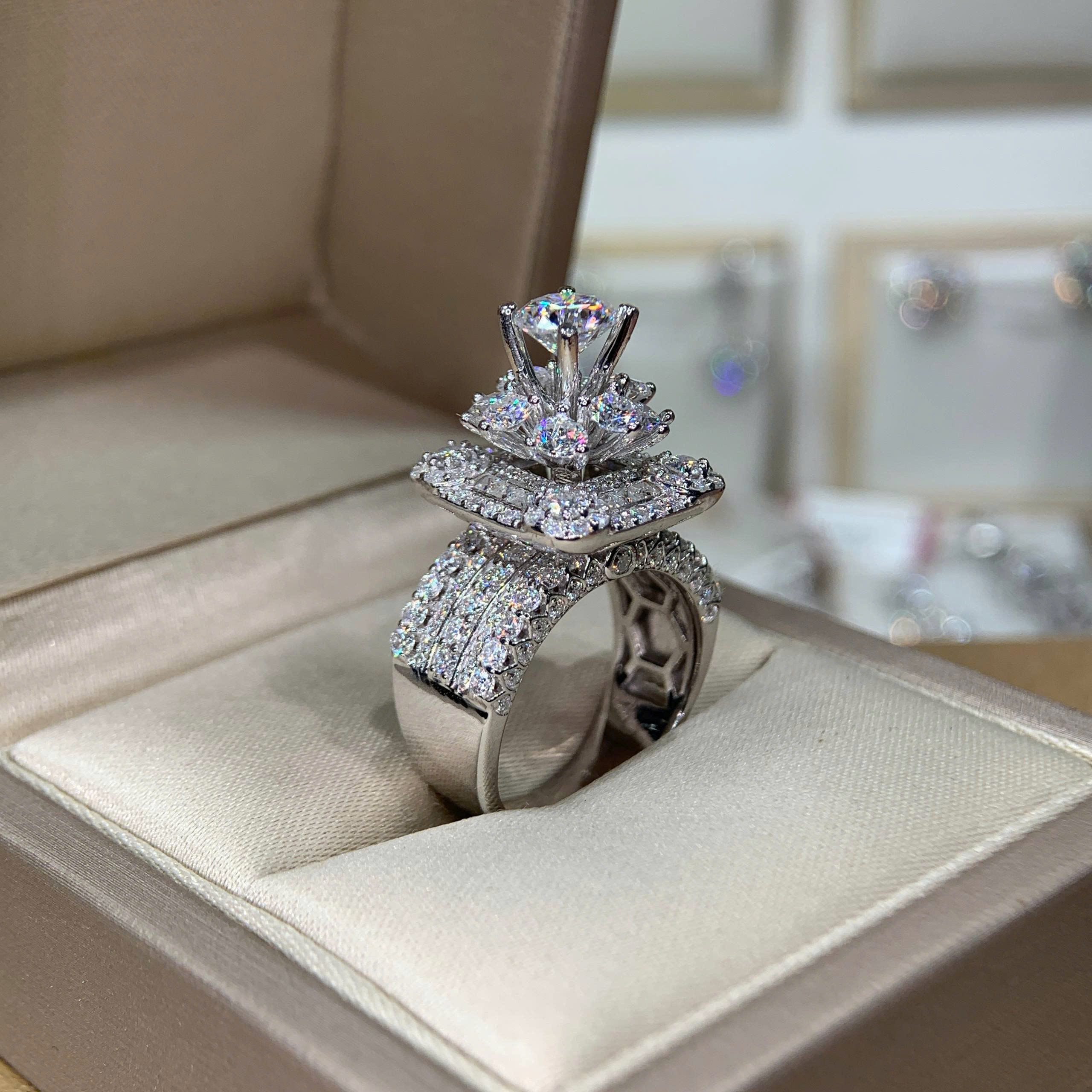 Nhẫn kim cương Moissanite GRA (N430217)