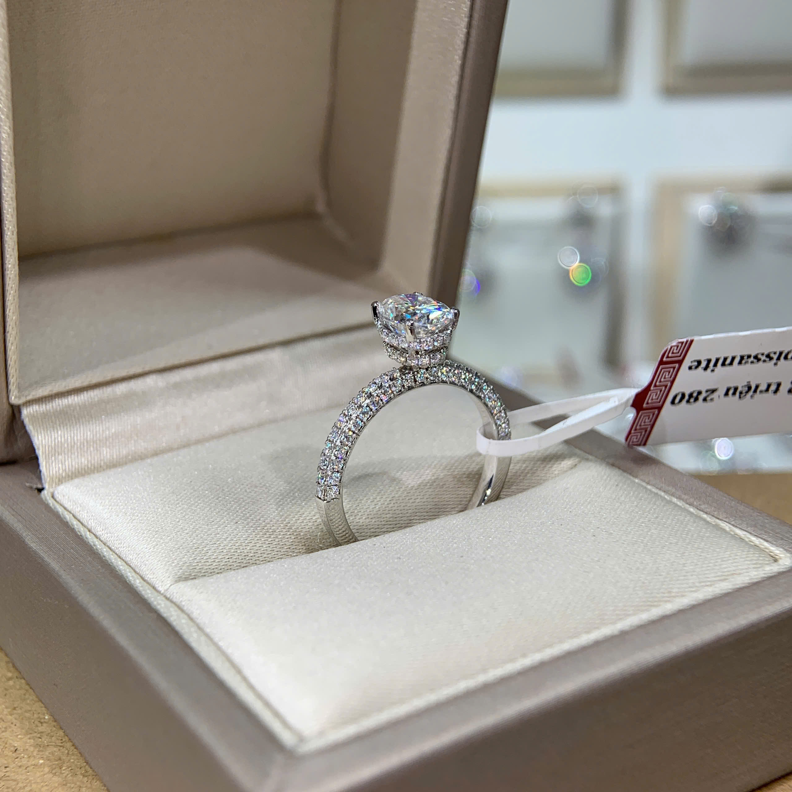 Nhẫn kim cương Moissanite GRA (N613847) - Ảnh 3