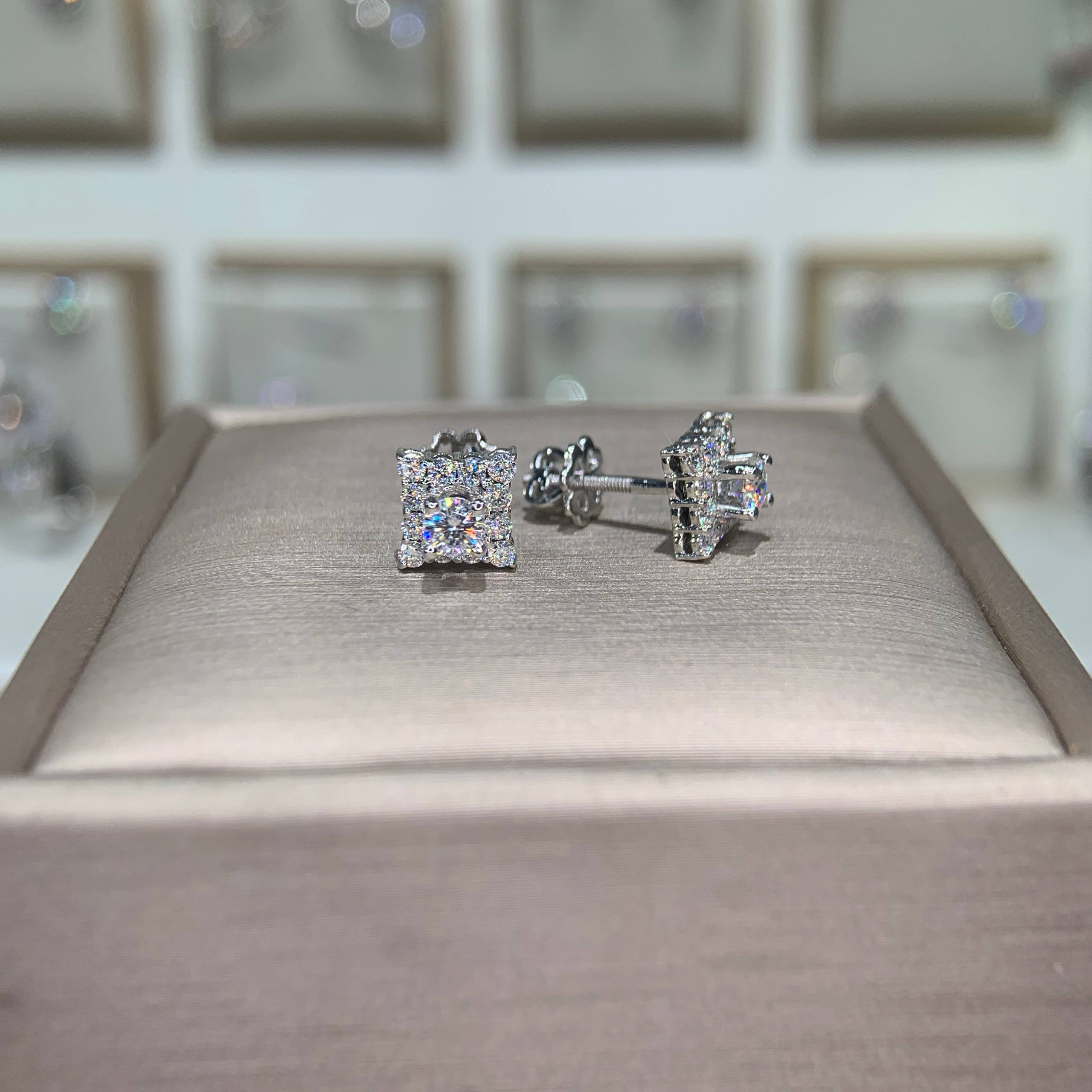 Bông tai kim cương Moissanite GRA (Z11) - Ảnh 5