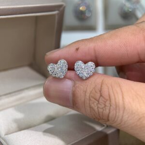 Bông tai kim cương Moissanite GRA (M46)