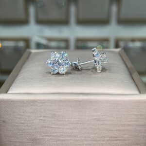 Bông tai kim cương Moissanite GRA (A251)