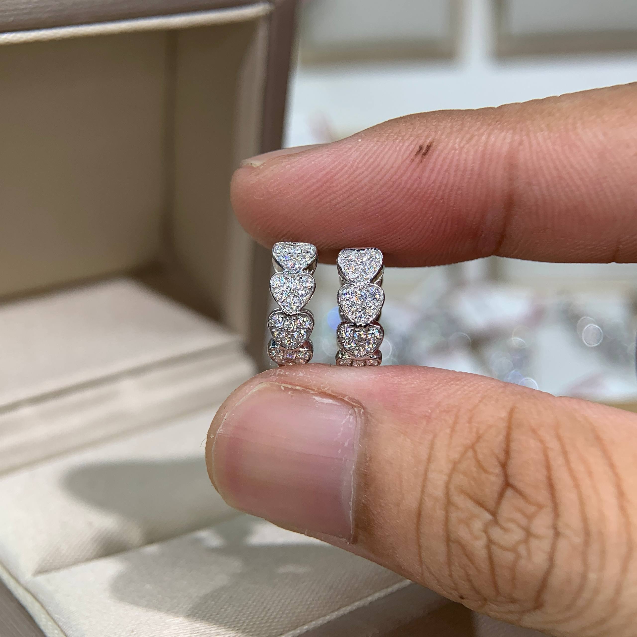 Bông tai kim cương Moissanite GRA (Z45) - Ảnh 5