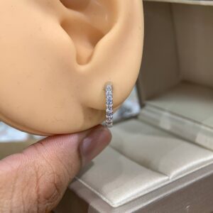 Bông tai kim cương Moissanite GRA (Z40)
