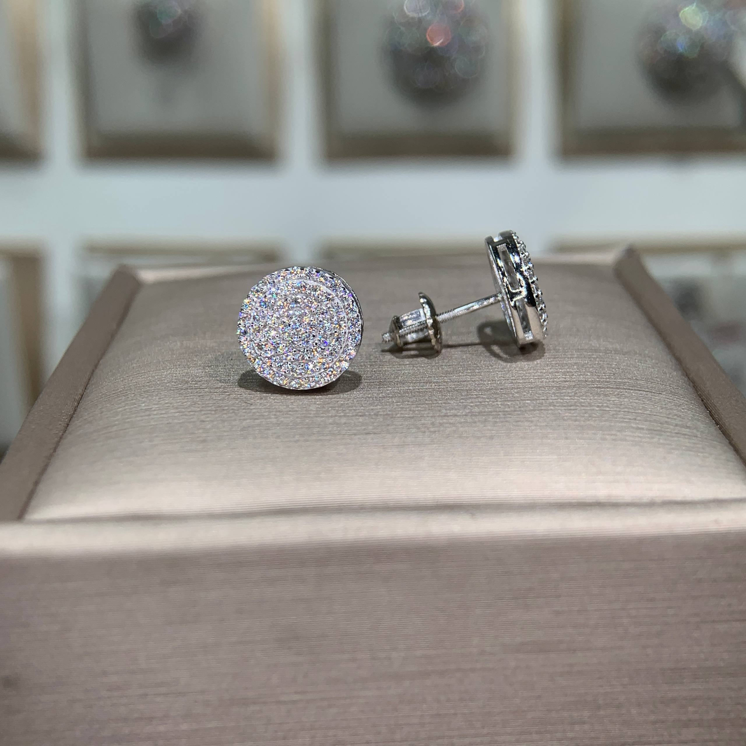 Bông tai kim cương Moissanite GRA (P80) - Ảnh 5