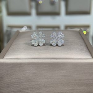 Bông tai kim cương Moissanite GRA (Y07)