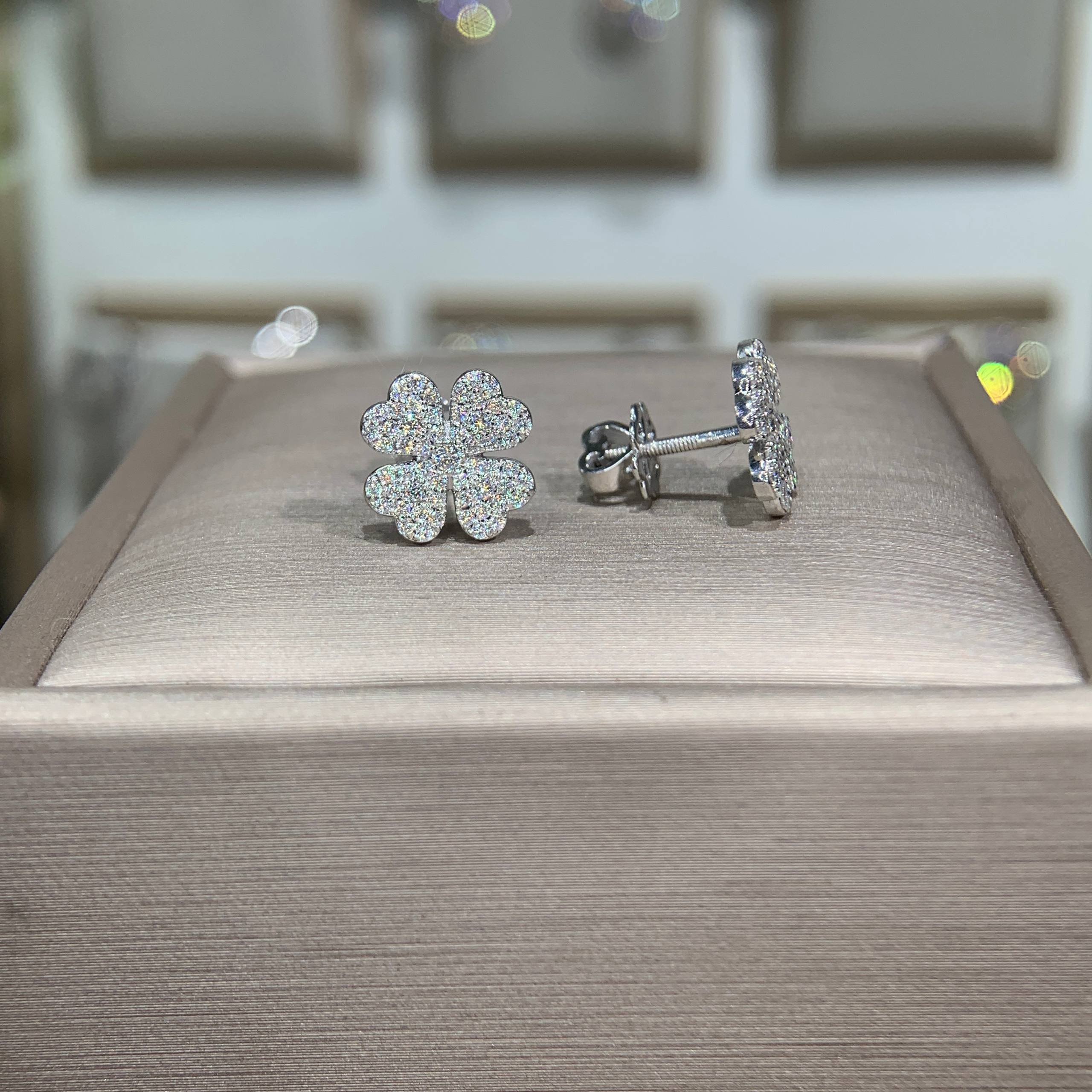 Bông tai kim cương Moissanite GRA (Y07) - Ảnh 6